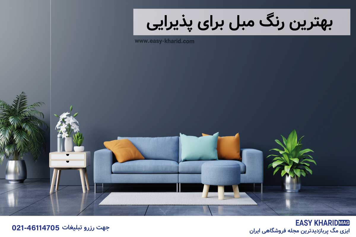 بهترین رنگ مبل برای پذیرایی 1 6 1 - بهترین رنگ مبل برای پذیرایی