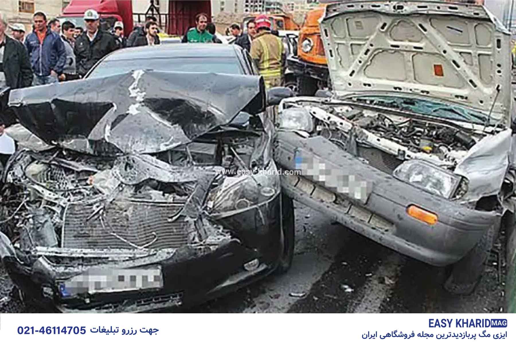 لحظه تصادف وحشتناک 3 خودرو وسط چهارراه 2 82 - لحظه تصادف وحشتناک 3 خودرو وسط چهارراه