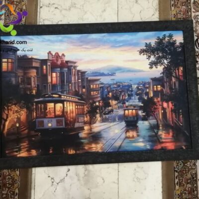تابلو نوری مدل واگن و خیابان