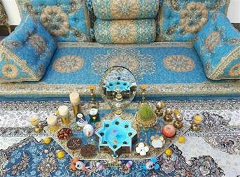 پشتی شاه نشین فیروزه ای